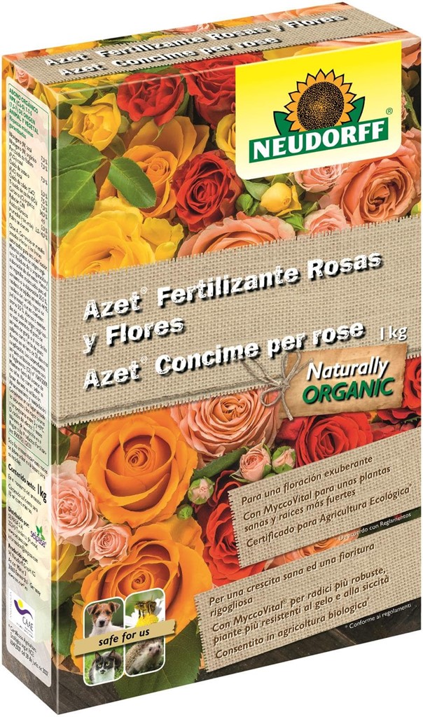 Foto 1 Fertilizante Flores y  Rosas Neudorff 1Kg