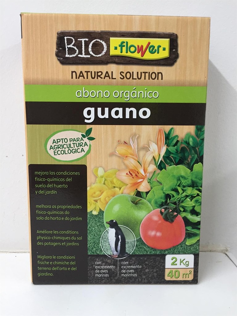 Foto 1 Abono orgánico guano Flower 2 kg