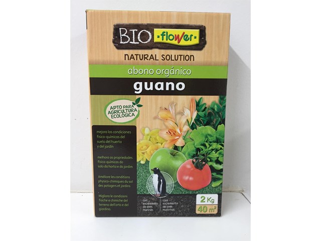Abono orgánico guano Flower 2 kg