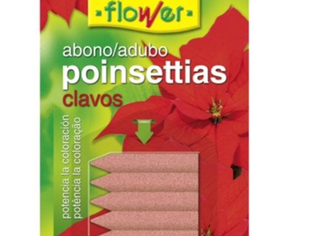 Abono poinsettias clavos 5 uds