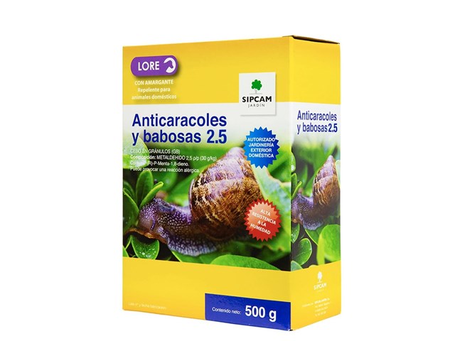 Anticaracoles y babosas 2.5 Sipcam 500 grs