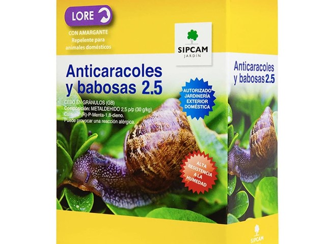 Anticaracoles y babosas 2.5 Sipcam 500 grs