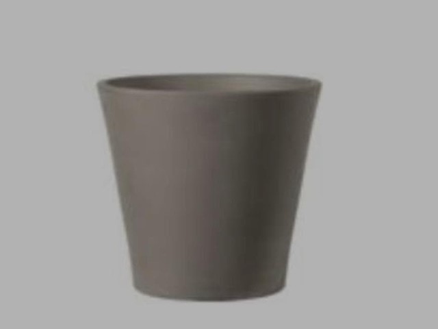 Maceta vaso cono 26 cm grafite 