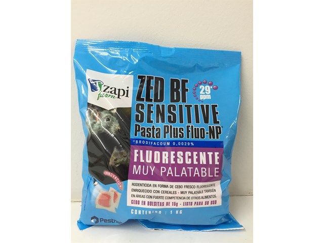 ZED BF SENSITIVE PASTA FLUO 1 KG